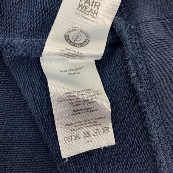 Stanley Stella Mens Sweater XL Blue Organic Cotton Pullover Eco Casual - Picture 6 of 6